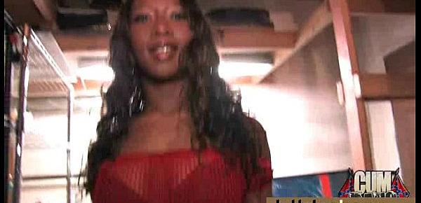  Ebony gets fucked in all holes by a group of white dudes 24